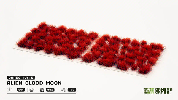 Gamers Grass: Tuft Set - Alien Blood Moon (6mm Wild)