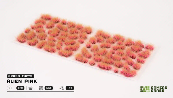 Gamers Grass: Tuft Set - Alien Pink (6mm Wild)