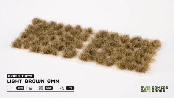 Gamers Grass: Tuft Set - Light Brown (6mm Wild)
