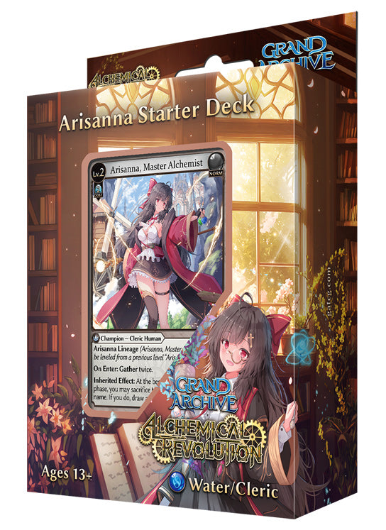Grand Archive TCG: Alchemical Revolution - Arisanna Starter Deck (Water/Cleric)