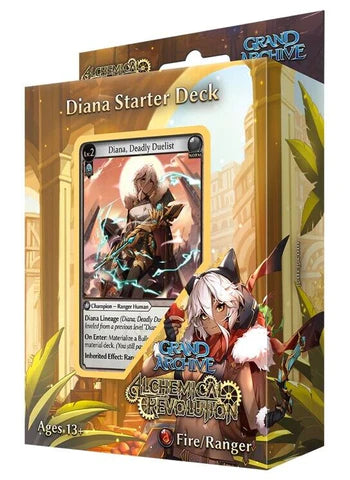Grand Archive TCG: Alchemical Revolution - Diana Starter Deck (Fire/Ranger)