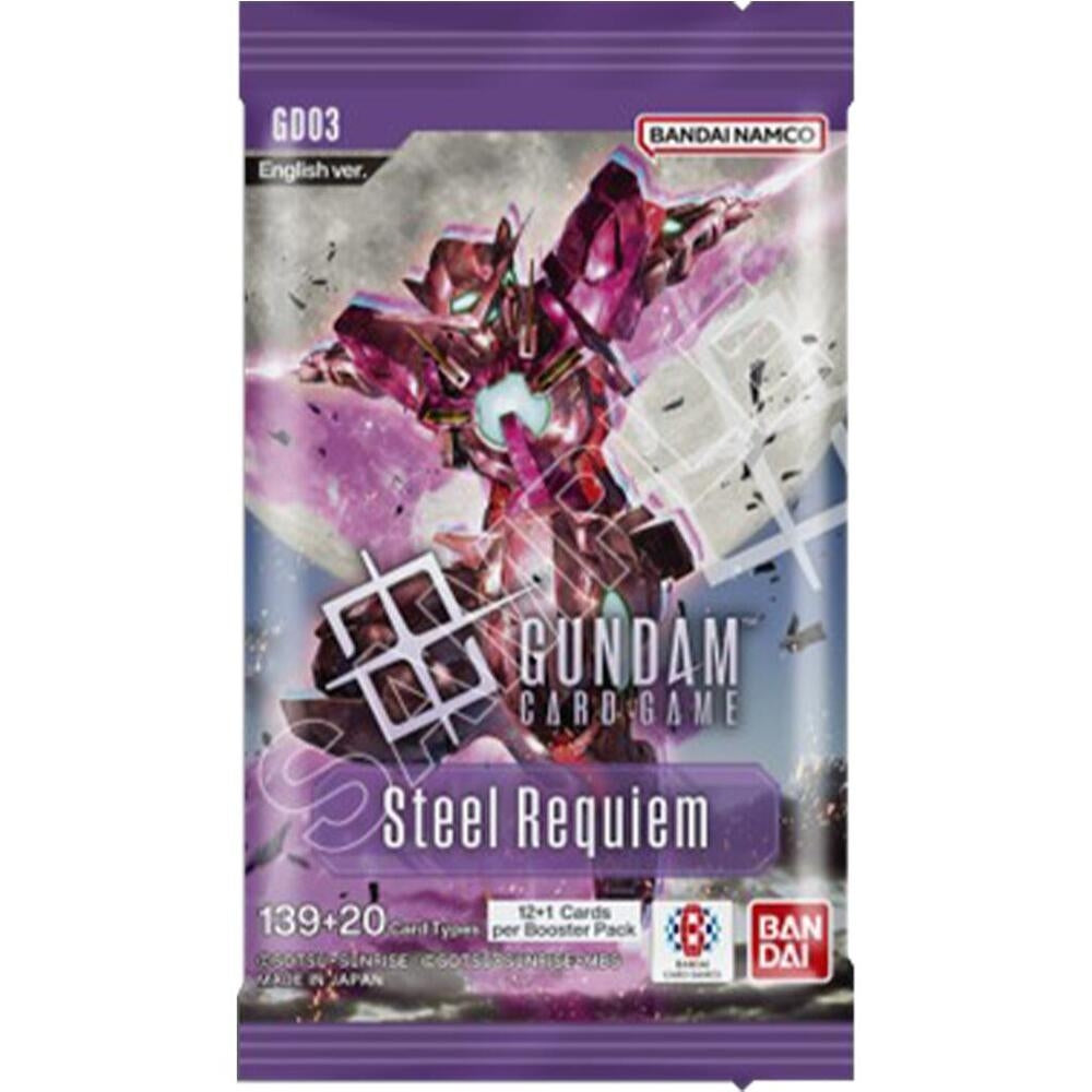 buy gundam tcg booster box Gundam TCG: Steel Requiem Booster Pack [GD03]