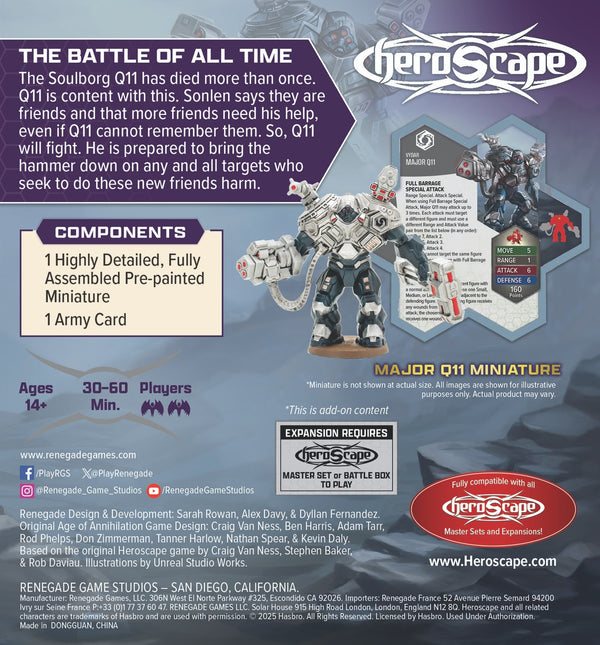 Heroscape: Major Q11 Miniature Promo