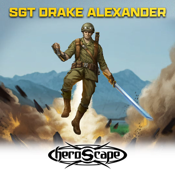 Heroscape: Sgt. Drake Alexander Miniature Promos (presale)