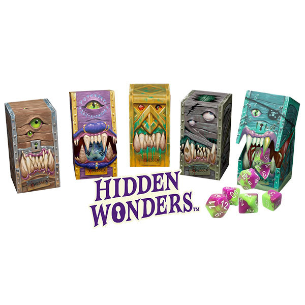 Hidden Wonders: Polyhedral 7-Die Set