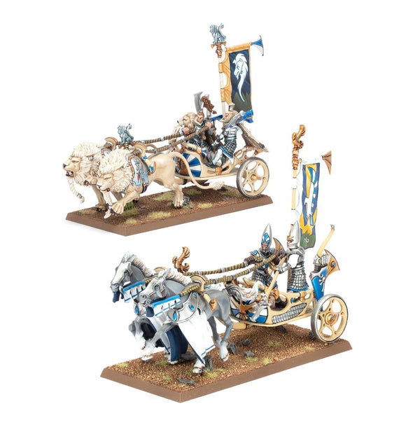 High Elf Realms: Tiranoc and White Lion Chariots