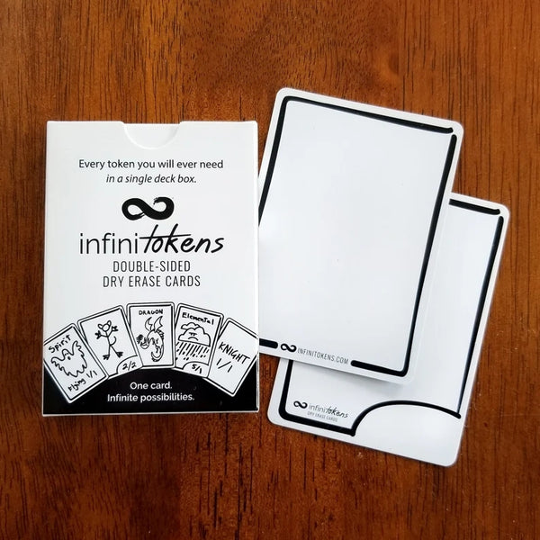 Infinitokens: Black & White Dry Erase CCG Tokens (25)