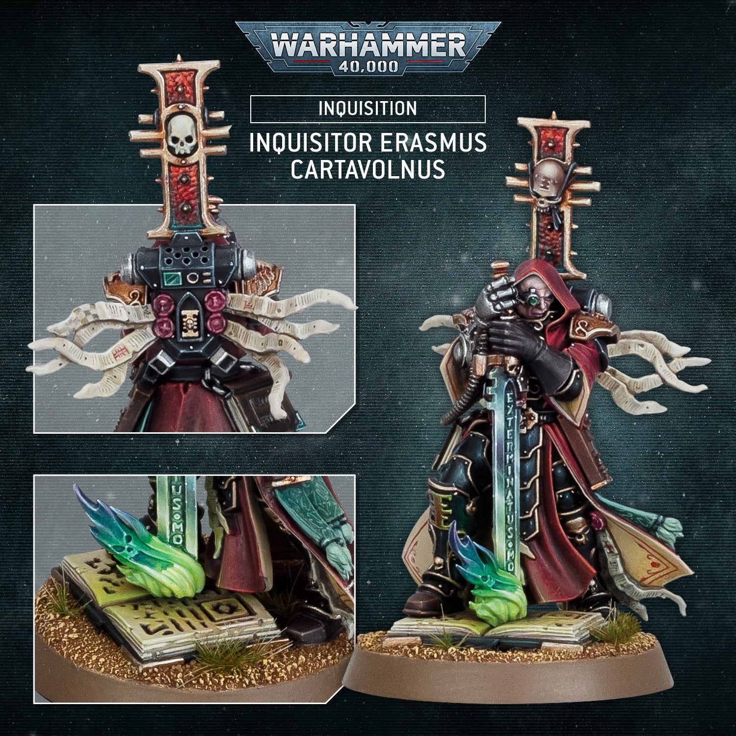 D*n様 WARHAMMER「INQUISITOR ERASMUS」ウォーハンマ ウォーハンマー Inquisitor Erasmus Cartavolnus 【公式通販】