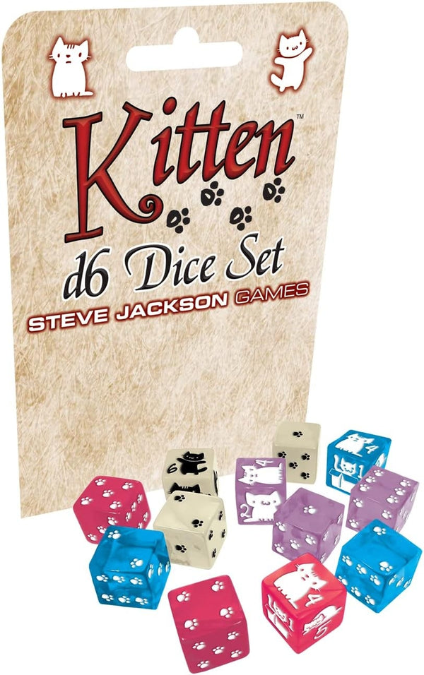 Kitten D6 Dice Set