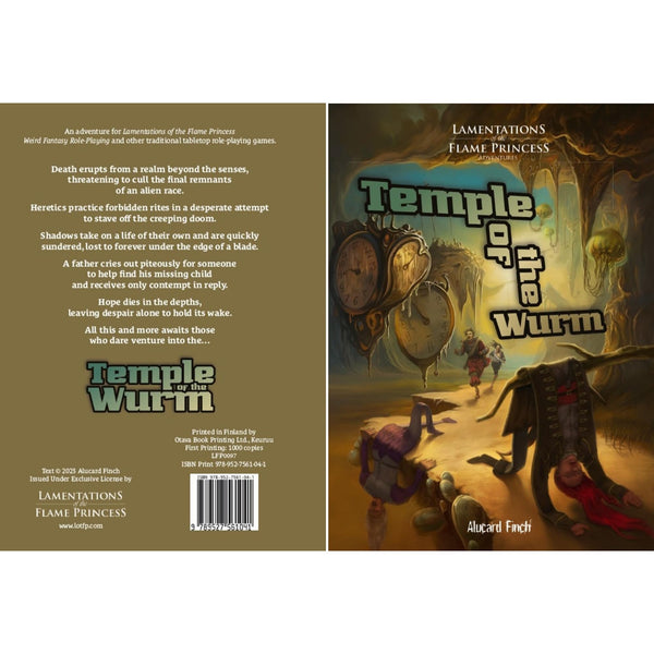 Lamentations of the Flame Princess: Adventure: Temple of the Wurm