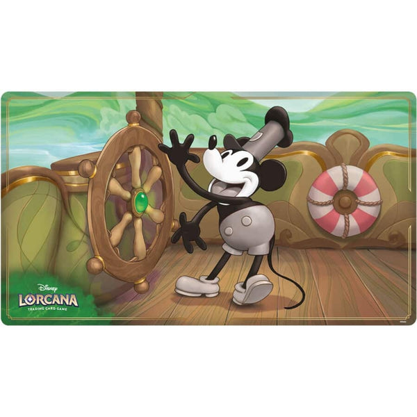 Lorcana: The First Chapter - Mickey Mouse Playmat (Steamboat Pilot)