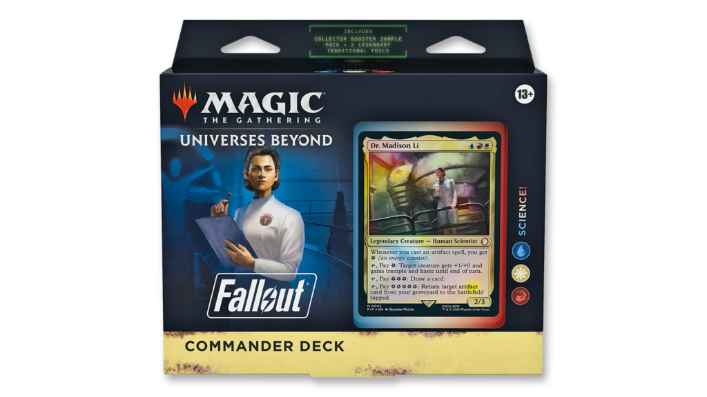 Magic The Gathering Fallout Commander Deck - Science! Magic The Gathering Fallout Commander Deck - Science!