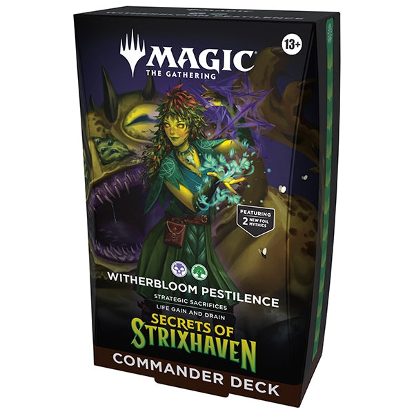 Wizards of the Coast MtG: Secrets of Strixhaven Commander Deck - Witherbloom Pestilence