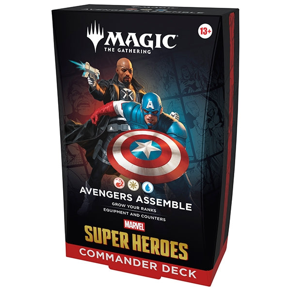 MtG: Universes Beyond- Marvel Super Heroes Commander Deck Display (4 D ...