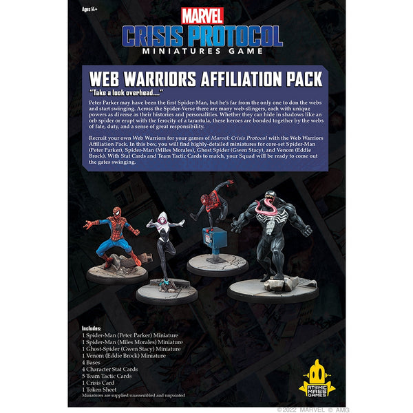 Marvel Crisis Protocol: Web Warriors - Affiliation Pack