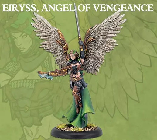 Warmachine, Hordes, Minions: Eiryss, Angel of Vengeance (Minicrate)