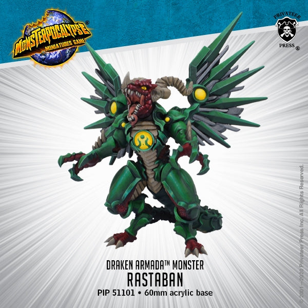 Monsterpocalypse: Draken Armada Monster - Rastaban | Lazarus Games