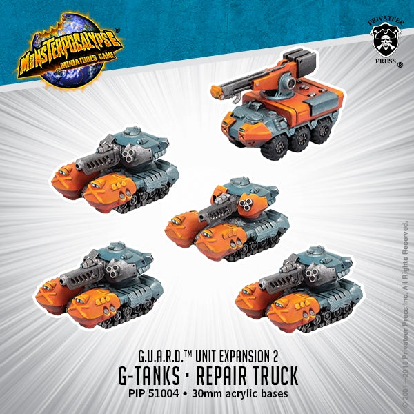 Monsterpocalypse: G.U.A.R.D. Unit - G-Tank & Repair Truck