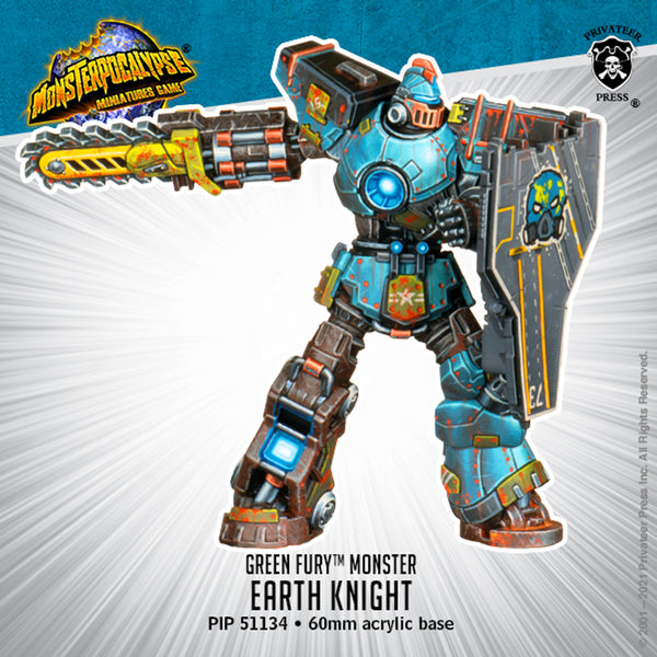 Monsterpocalypse: Green Fury Monster - Earth Knight