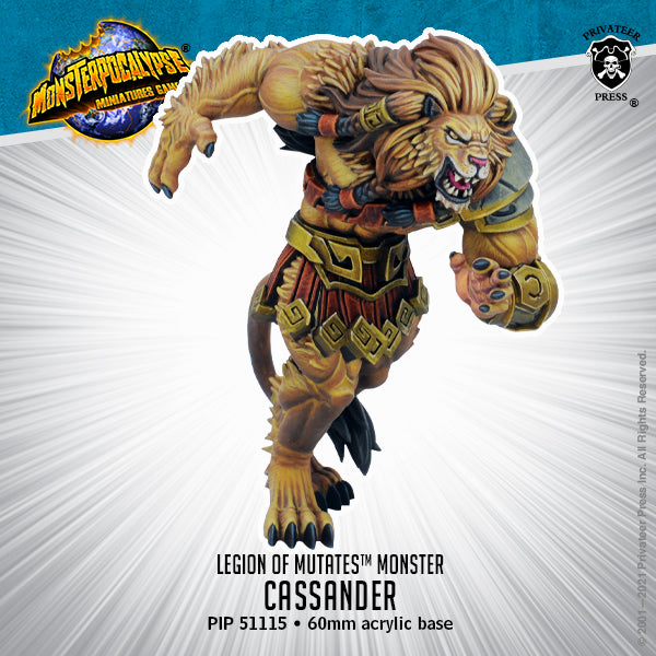 Monsterpocalypse: Legion of Mutates Monster - Cassander