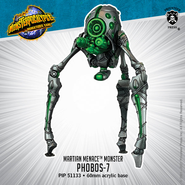 Monsterpocalypse: Martian Menace Monster - Phobos-7