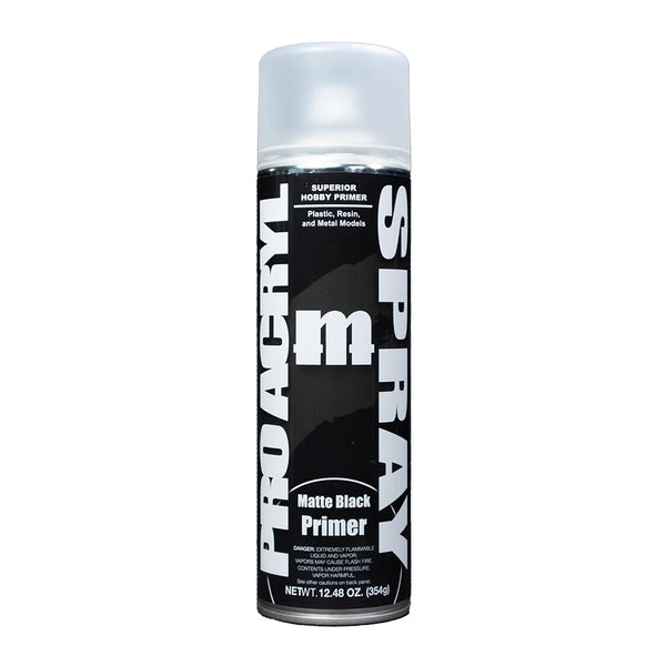 Monument Hobbies: PRO Acryl Spray - Matte Black Primer