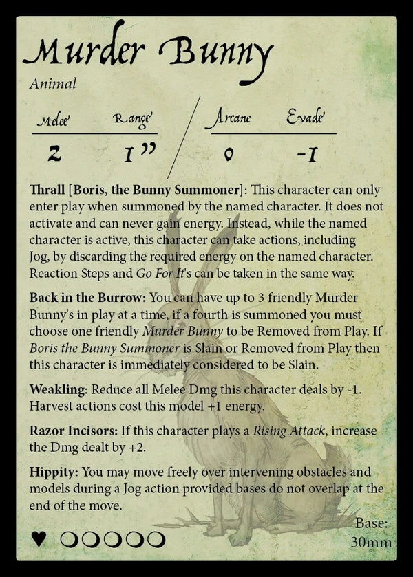 Moonstone: Boris The Bunny Summoner