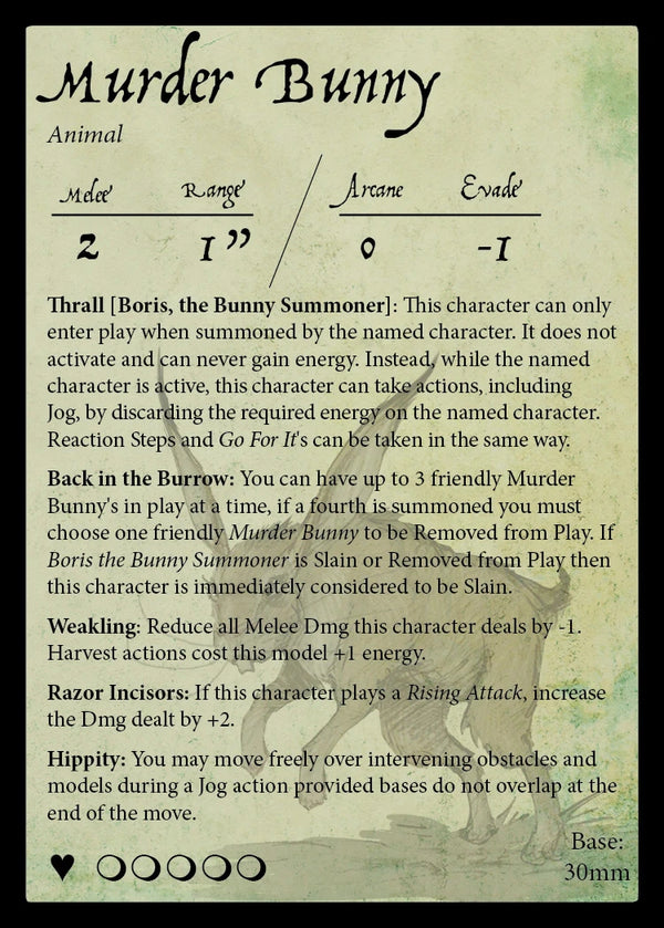 Moonstone: Boris The Bunny Summoner