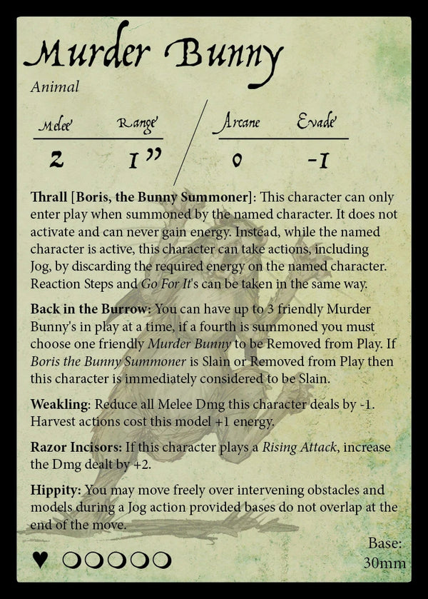 Moonstone: Boris The Bunny Summoner