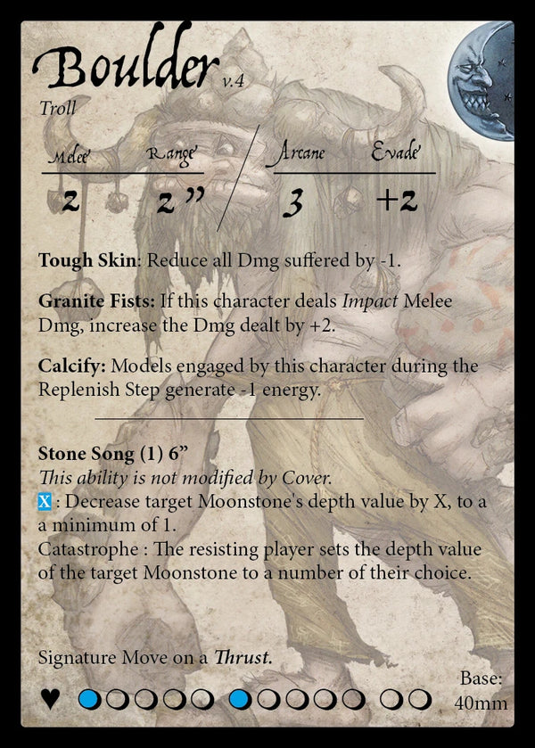 Moonstone: Boulder the Troll