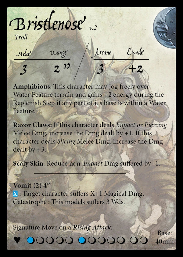 Moonstone: Bristlenose the Troll
