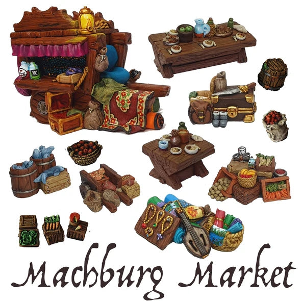 Moonstone: Machburg Market Scatter Terrain