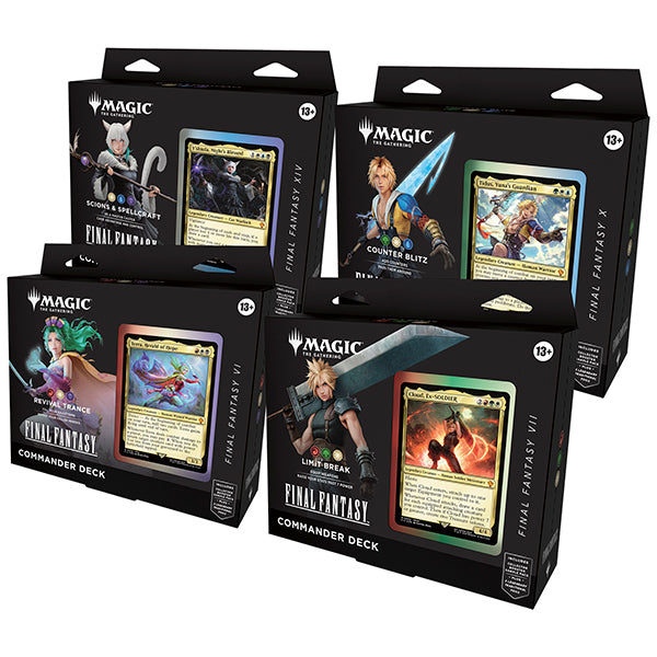 MtG: Final Fantasy Commander Deck Carton (4) (presale)