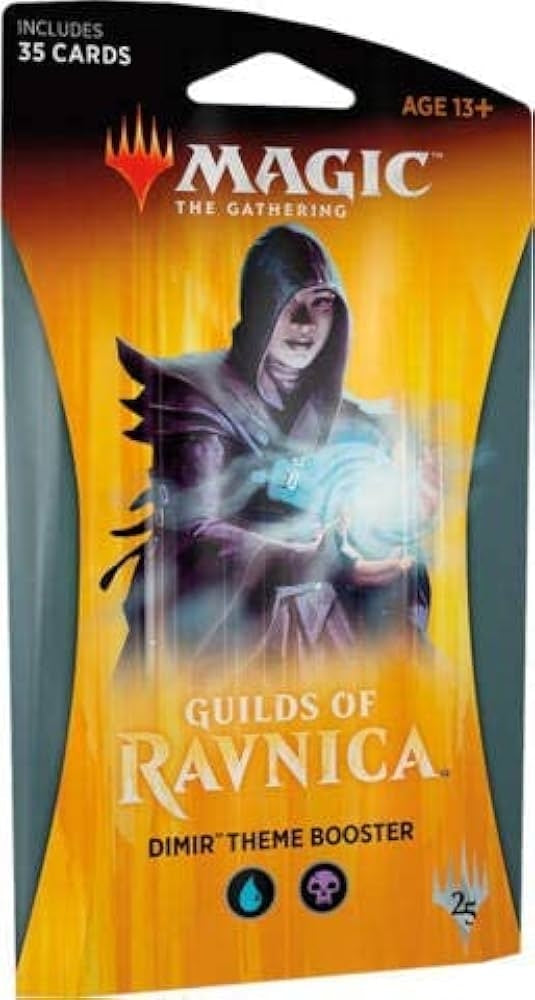 Mtg Guilds of Ravnica Dimir Theme Booster Pack Mtg Guilds of Ravnica Dimir Theme Booster Pack