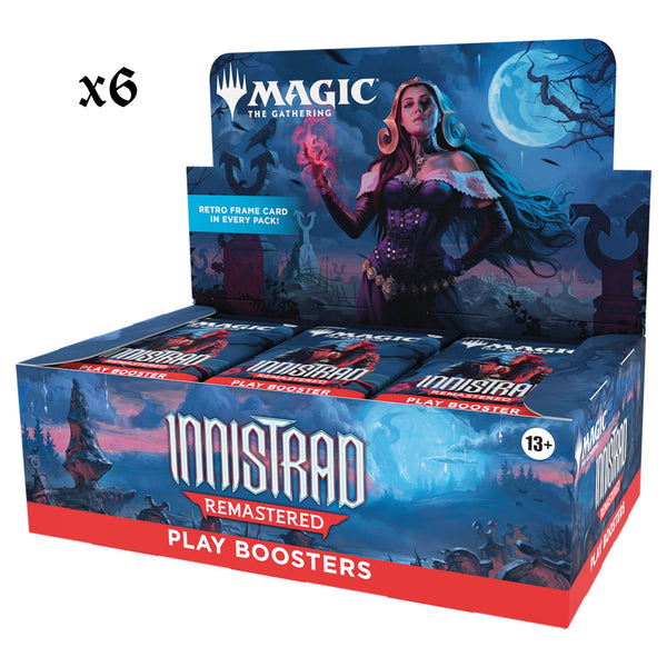 MtG: Innistrad Remastered Play Booster Display Case (6 Displays) (Presale)