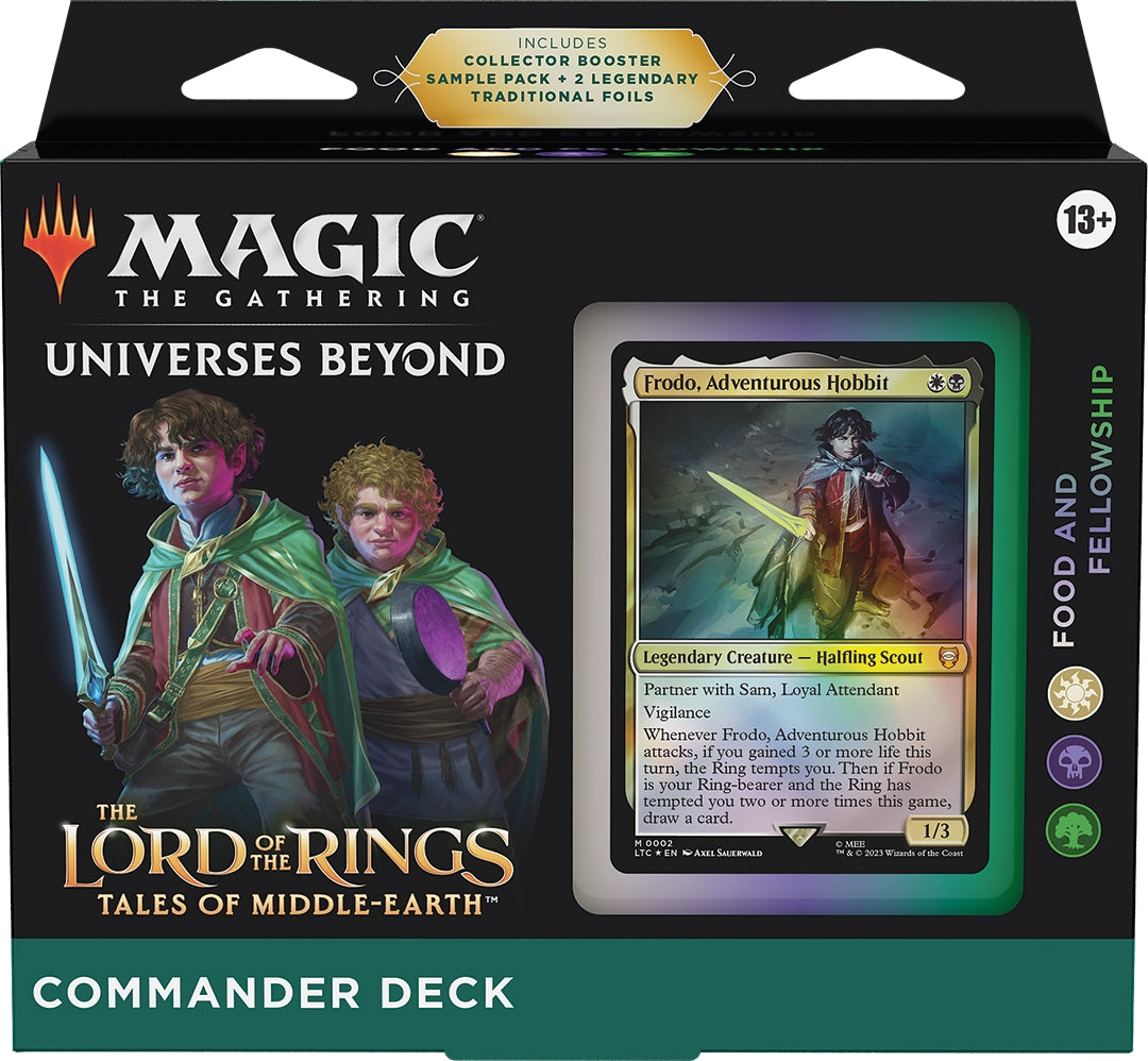 Magic The Gathering The Lord of The Rings: Tales of Middle Earth Commander Deck Food and Fellowship Magic The Gathering The Lord of The Rings: Tales of Middle Earth Commander Deck Food and Fellowship