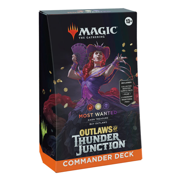 MtG: Outlaws of Thunder Junction Commander Deck Display - Most Wanted