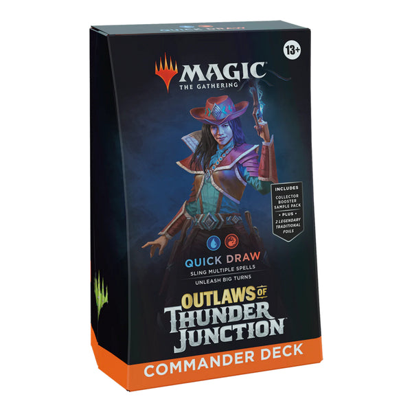 MtG: Outlaws of Thunder Junction Commander Deck Display - Quick Draw