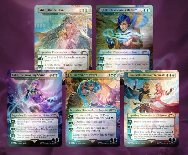 MtG: Secret Lair - Hatsune Miku: Electric Entourage, Rainbow Foil Edition