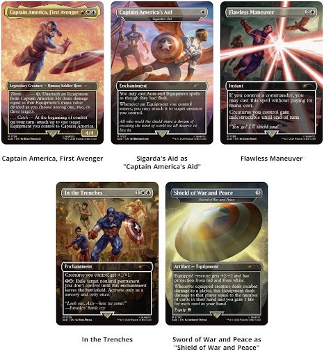 MtG: Secret Lair - Marvel's Captain America, Foil Edition