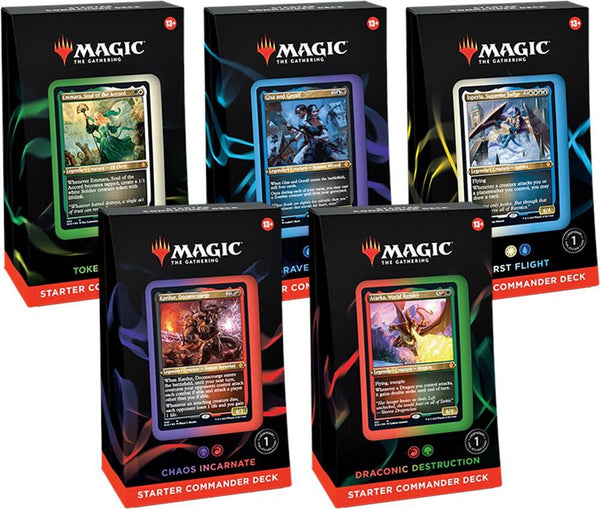 MtG: Starter Commander Deck - Set of 5