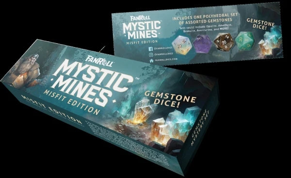 Mystery Misfit Gemstone Mystic Mines Dice Set (7)