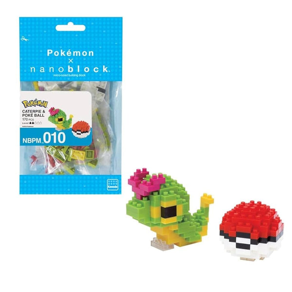 Nanoblock: Pokemon - Caterpie & Poke Ball
