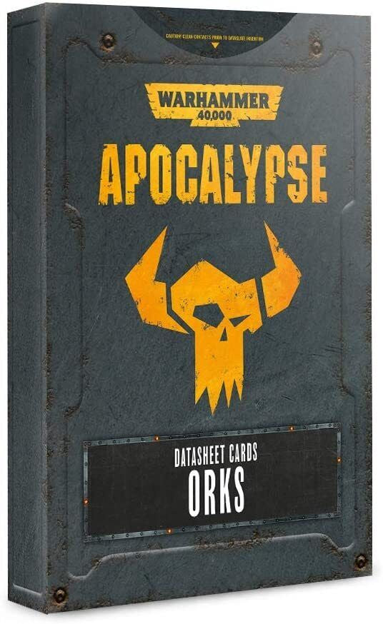 Orks: Apocalypse Datasheet Cards (oop)