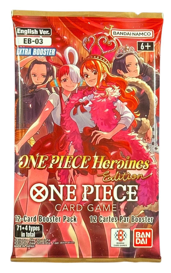 One Piece TCG: Extra Booster Heroines Edition - Booster Pack (EB-03) | Lazarus Games One Piece TCG: Extra Booster Heroines Edition - Booster Pack (EB-03) | Lazarus Games