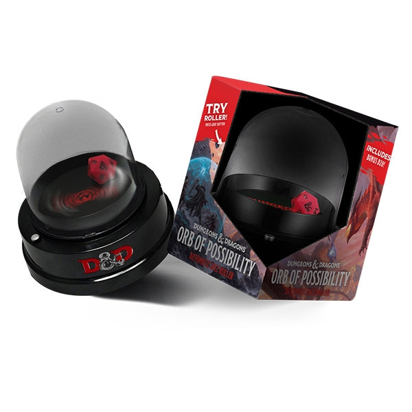 Orb of Possibility: Dice Roller with Silicone d20