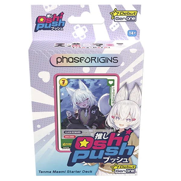 Oshi Push TCG: Gen One Phase Origins- Starter Deck - Tenma Maemi (presale)