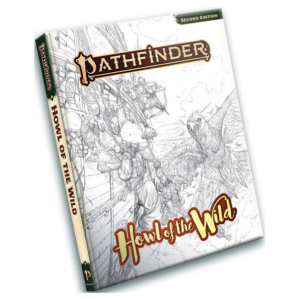 Pathfinder 2E: Howl of the Wild, Sketch Cover