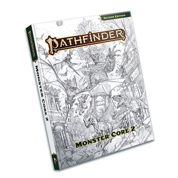 Pathfinder RPG, 2e: Monster Core 2, Sketch Cover (presale)