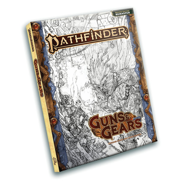 Pathfinder RPG, 2e: Guns & Gears (Remastered), Sketch Cover